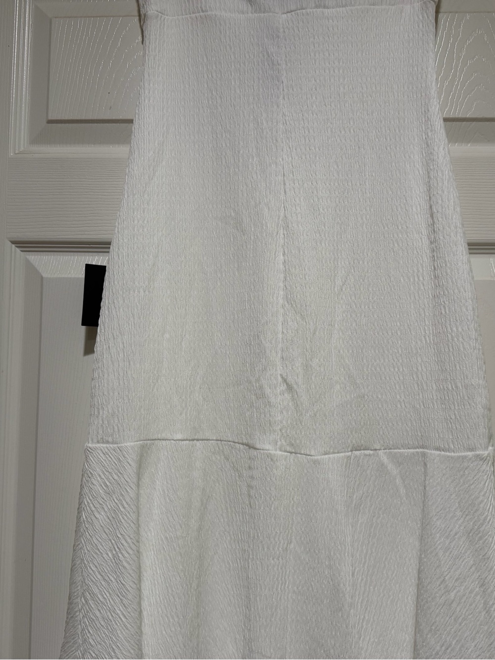 NWT lulus Darling Ways White Textured Strapless Midi Dress Size Medium - Picture 9 of 11